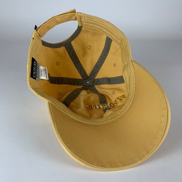 Wyoming Cowboys NCAA Yellow Gold Ouray Relaxed Fit Strapback Adjustable Hat - Picture 4 of 5